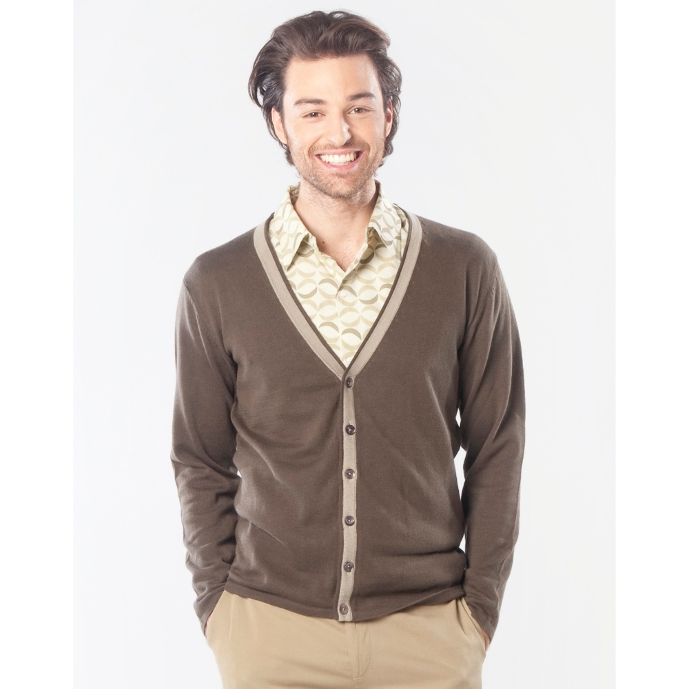 Ethos Paris Zadig Organic Cardigan in Tobacco 🌿